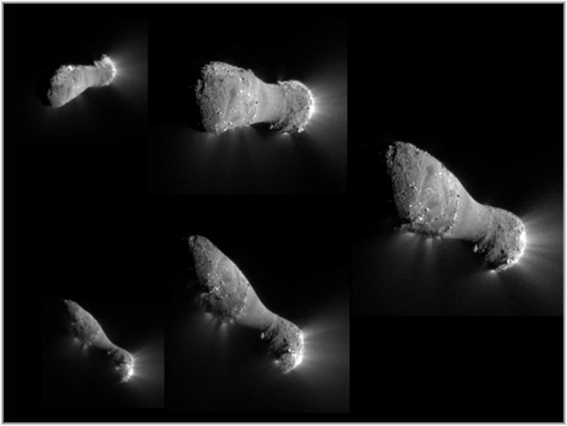 Vorbeiflug der Raumsonde Epoxi am Kometen 103P/Hartley 2